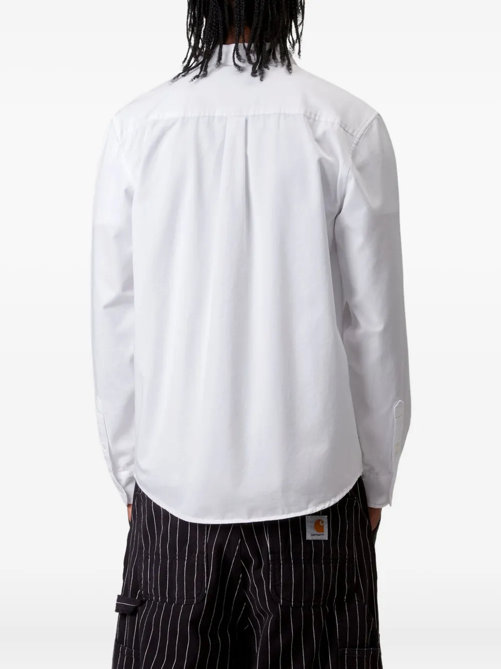 Carhartt WIP Katoenen overhemd Wit
