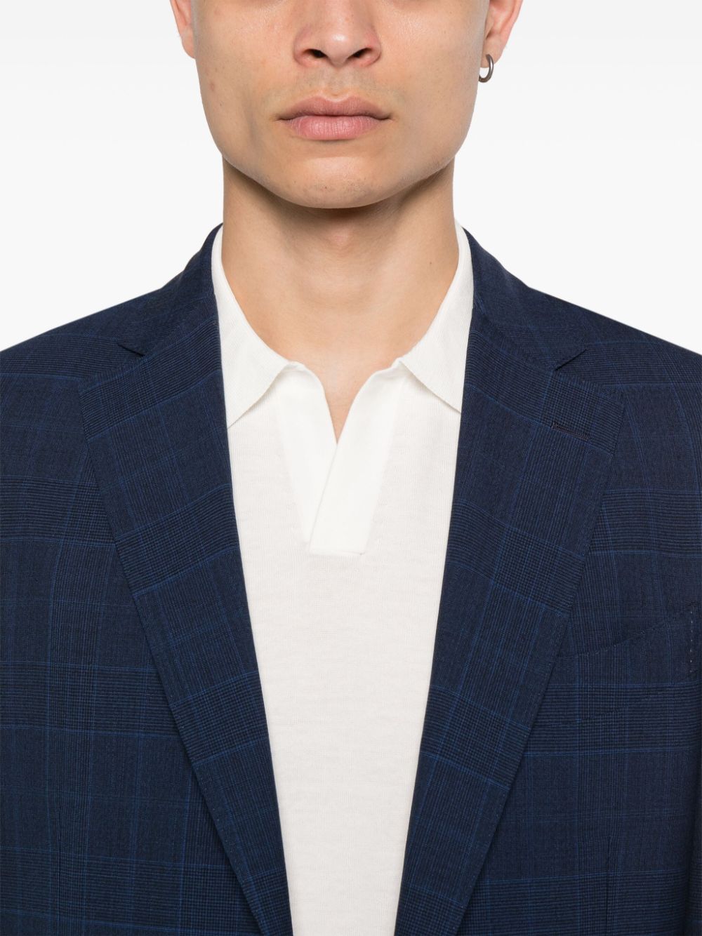 Shop Boggi Milano Single-breasted Wool Suit In Blue