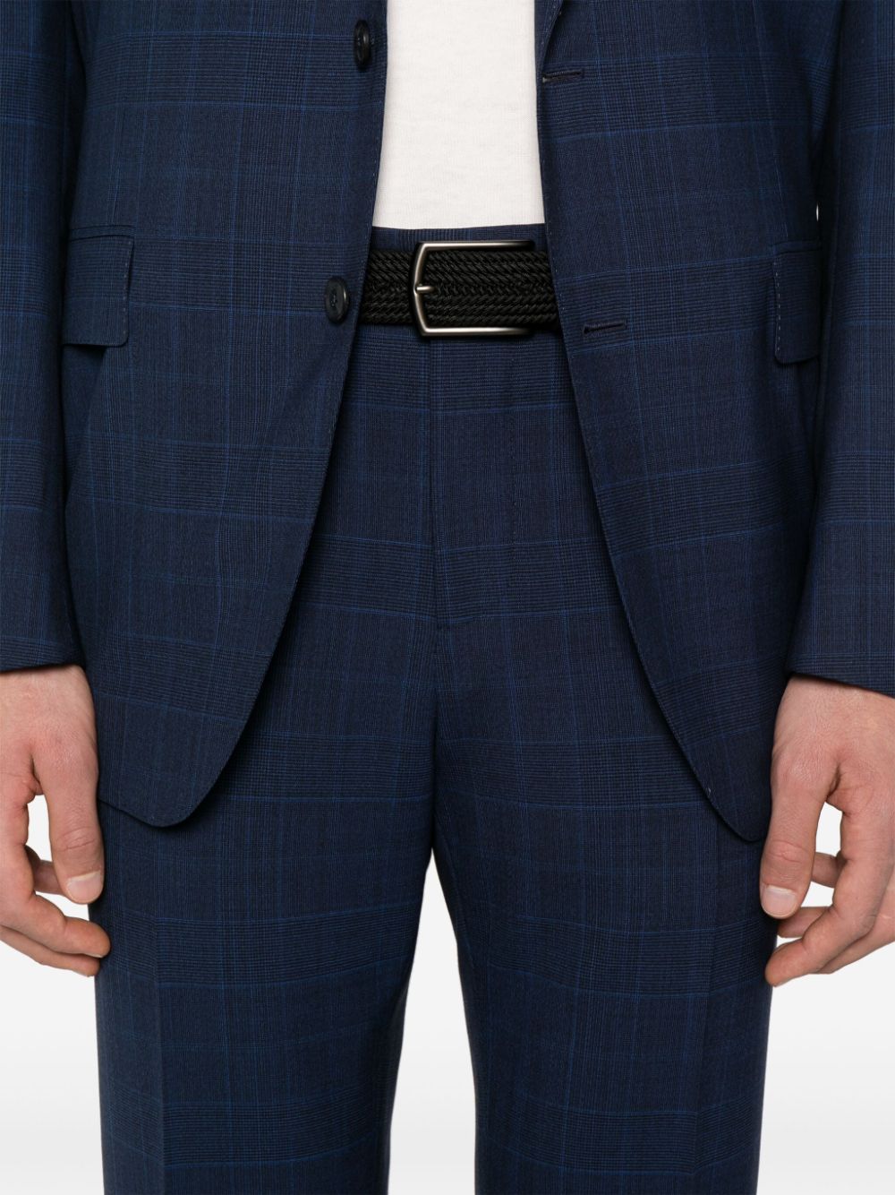 Boggi Milano single-breasted wool suit Men