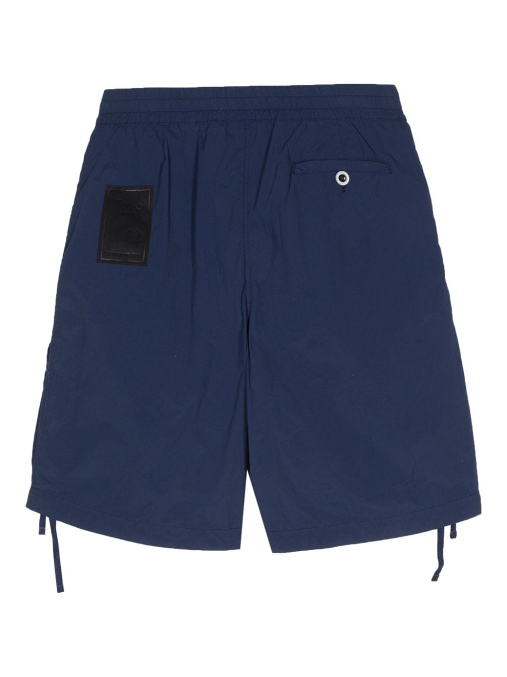 Shop Ten C Taffeta Cargo Shorts In Blue