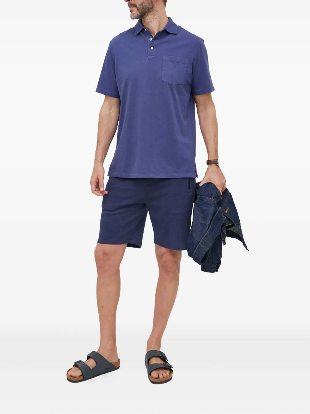 Polo Ralph Lauren Poloshirt met borstzak - Blauw