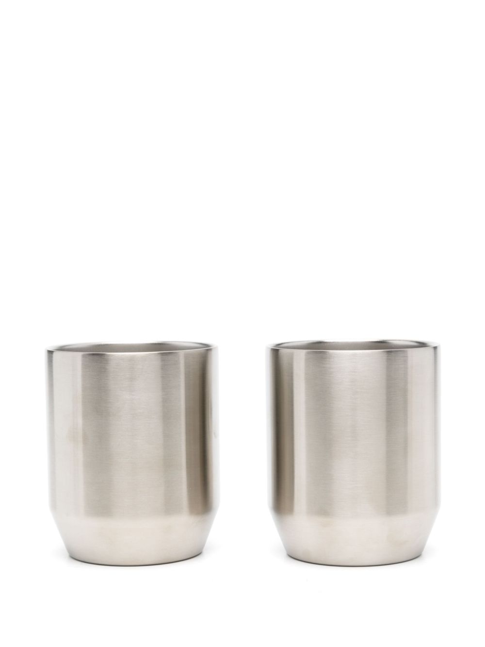 Shop Neighborhood X Thermos Insulated Cups (set Of Two) In Silver