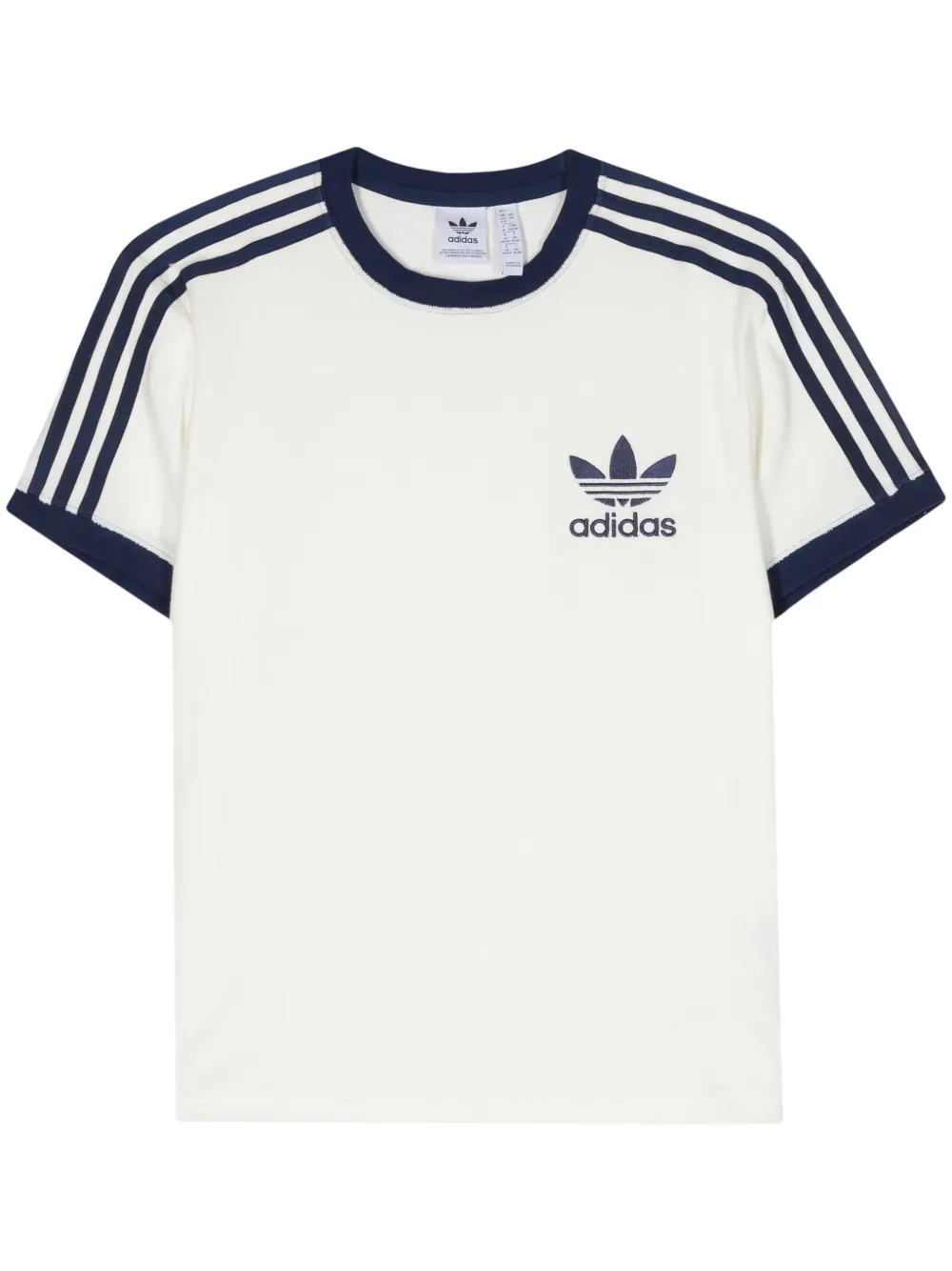 Adidas T Shirt Aus Frottee WeiB FARFETCH DE