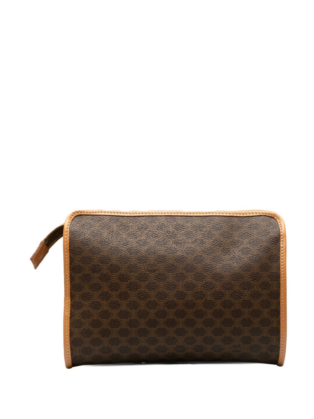 Céline Pre-Owned Macadam clutch bag - Bruin