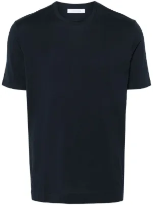 Tシャツ・カットソー Cruciani Smooth Textured Black Crew Neck T-Shirt Cruciani T-Shirts for Men - Shop Now on FARFETCH
