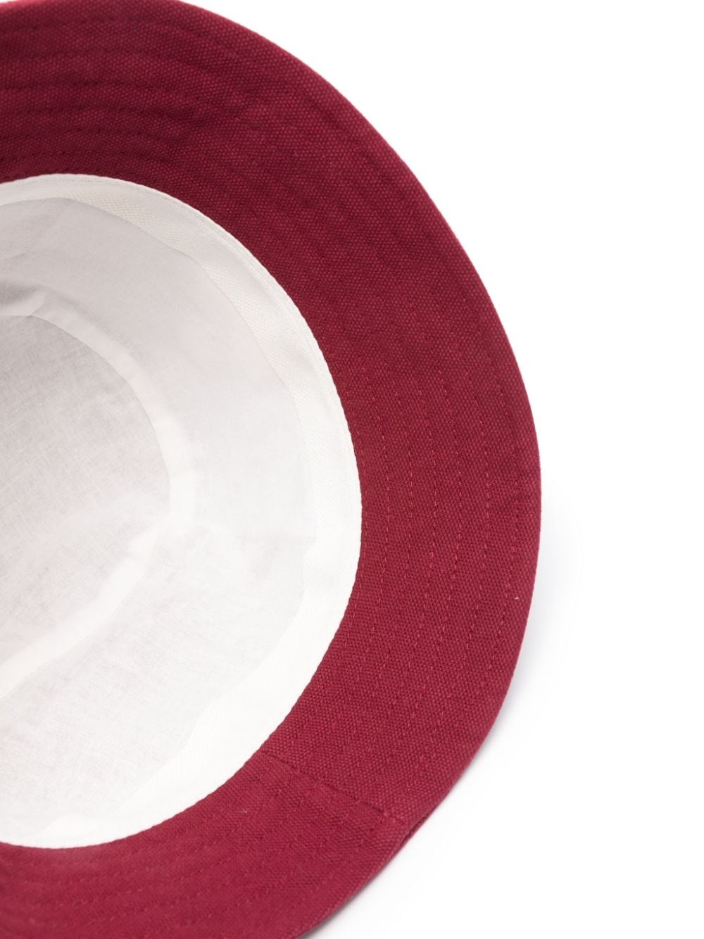 ISABEL MARANT Vissershoed met geborduurd logo Rood