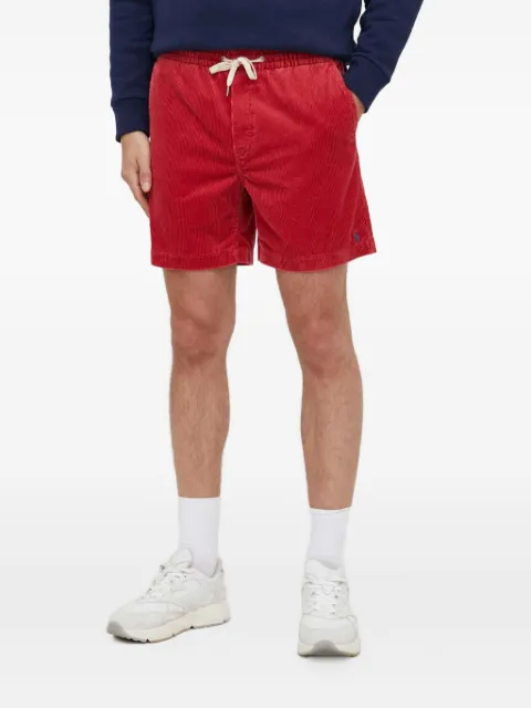 Polo Ralph Lauren embroidered-logo corduroy shorts