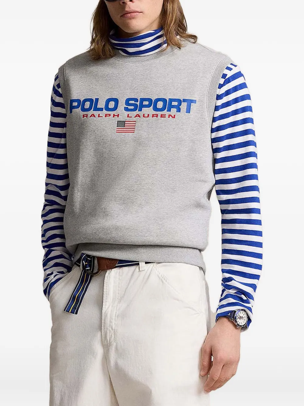 Polo Ralph Lauren Gilet con logo - Grigio