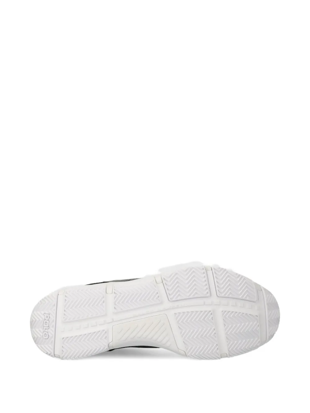 Polo Ralph Lauren Panelled Chunky-sole Sneakers In Black