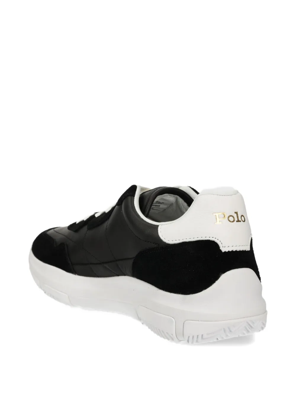 Polo Ralph Lauren Panelled Chunky-sole Sneakers In Black