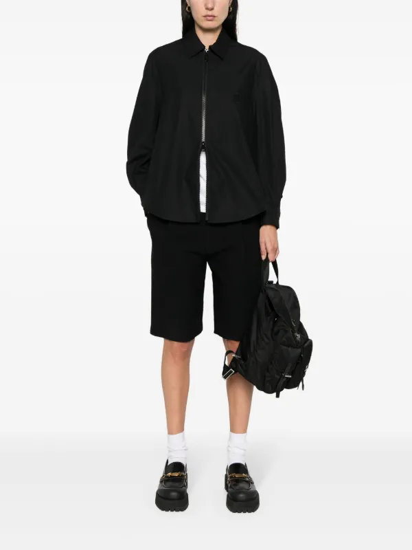 Moncler ジップアップ シャツ | ブラック | FARFETCH JP