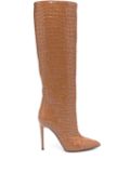 Paris Texas 105mm knee-high leather boot - Brown