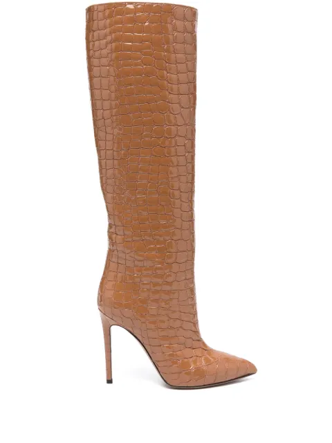 Paris Texas 105mm knee-high leather boot 
