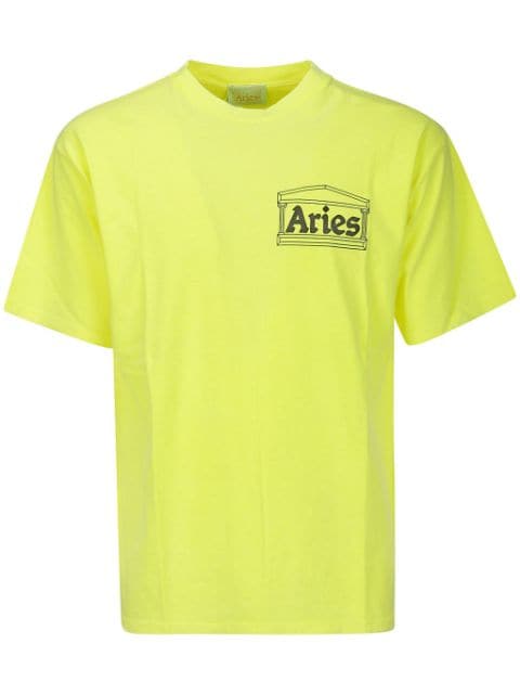 Aries logo-print cotton T-shirt