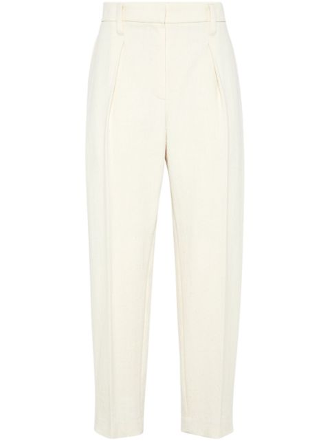 Brunello Cucinelli pleated wide-leg trousers