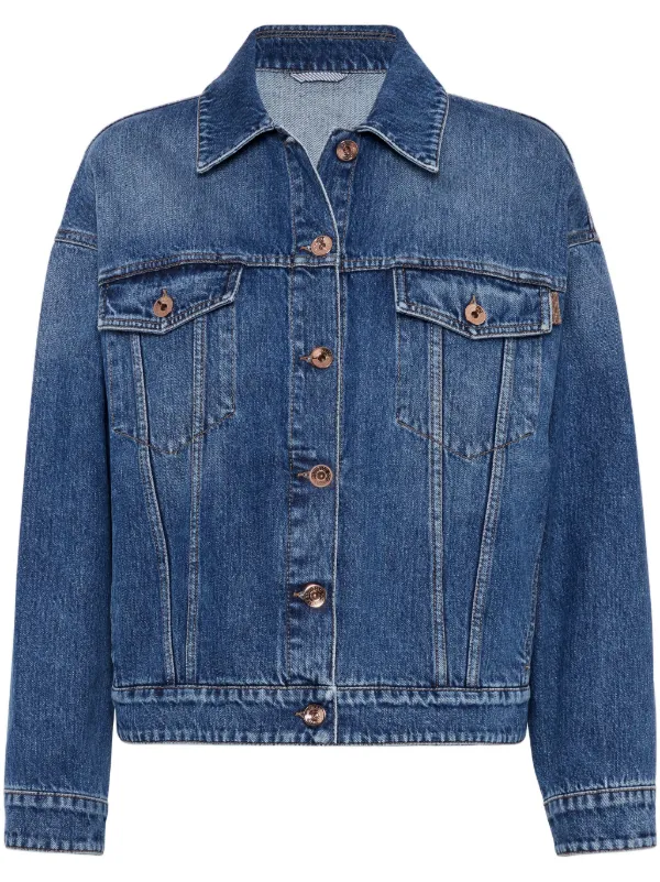 デニムジャケット Brunello Cucinelli Giubbino Denim 23158954_53216517_600.jpg