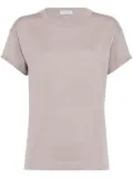 Brunello Cucinelli metallic-threading knitted top - Pink