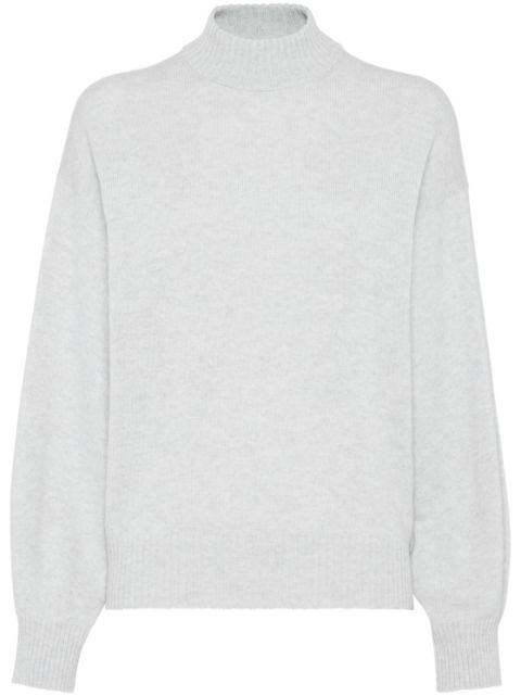 Brunello Cucinelli embellished turtleneck jumper Women