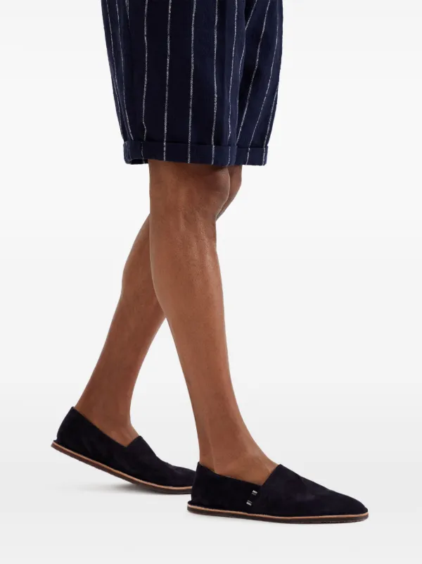 Brunello Cucinelli スエード エスパドリーユ | ブルー