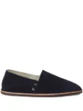 Brunello Cucinelli flat suede espadrilles - Blue