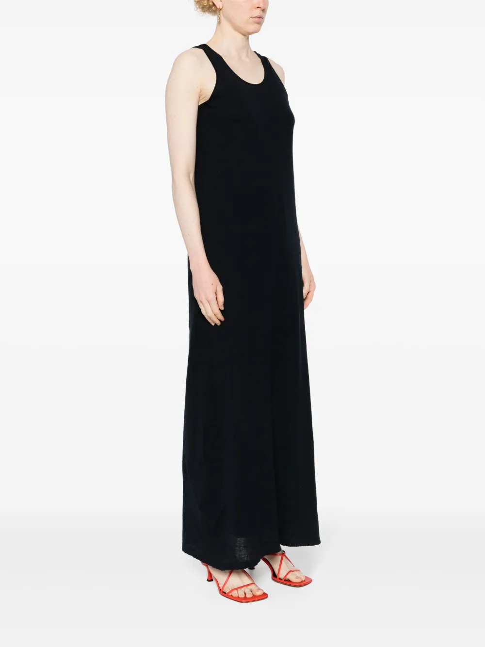 The Row Sleeveless Maxi Dress In Black