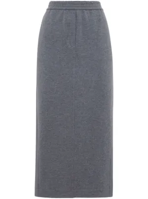 スカート BRUNELLO CUCINELLI Viscose and linen long pencil skirt Brunello Cucinelli Viscose And Linen Long Pencil Skirt