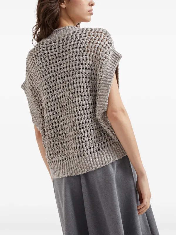 Brunello Cucinelli Vネック ニットベスト - Farfetch