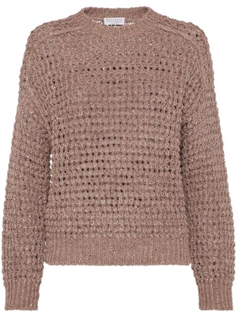 Brunello Cucinelli linen-blend jumper