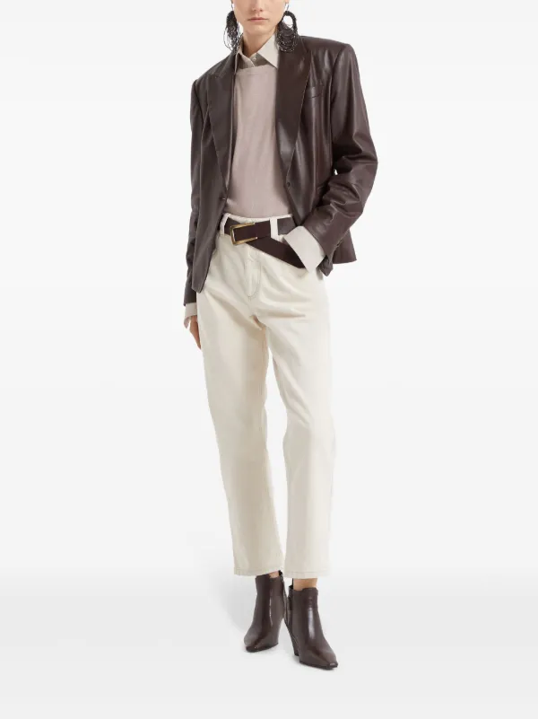 Brunello Cucinelli straight-leg Jeans | White | FARFETCH Brunello Cucinelli straight-leg Jeans | White | FARFETCH