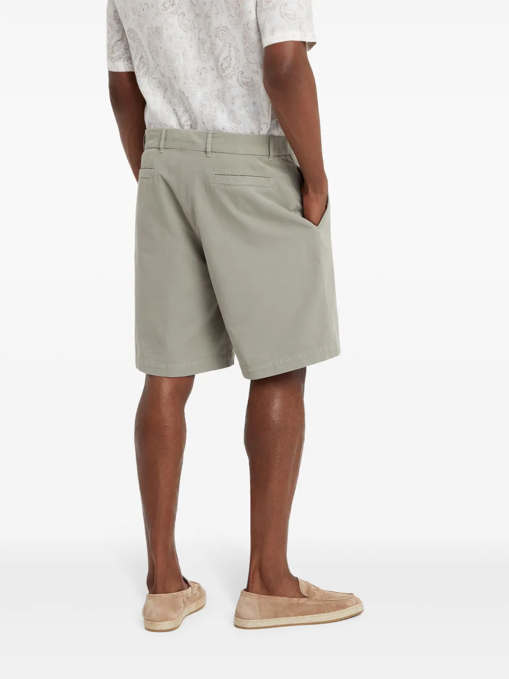 Brunello Cucinelli straight-leg cotton bermuda shorts Men