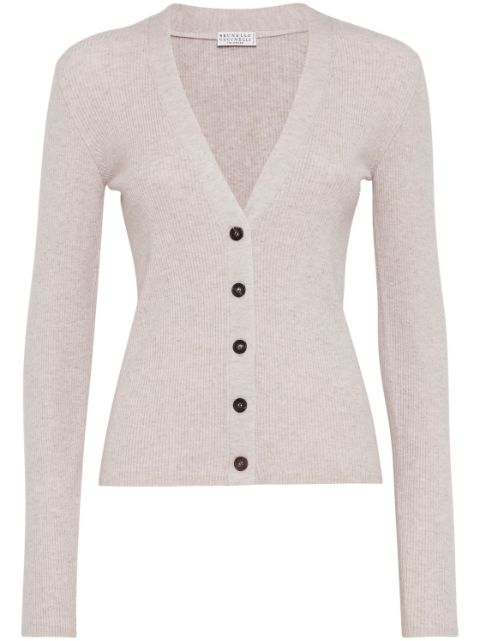 Brunello Cucinelli ribbed-knit cardigan Women