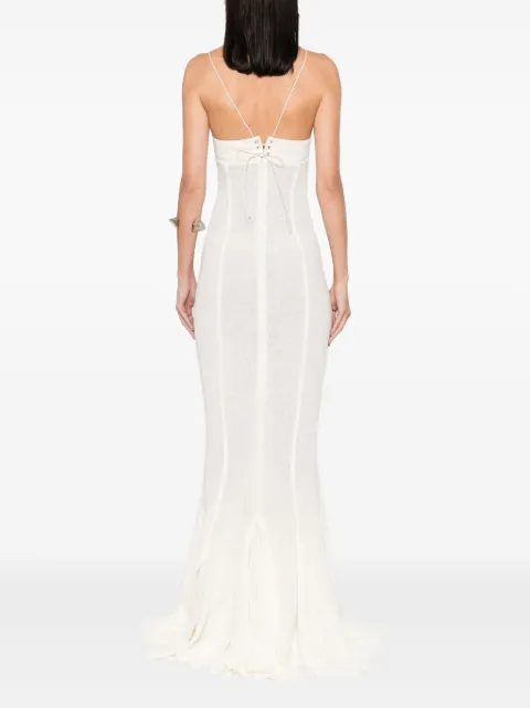 Ludovic de Saint Sernin mermaid maxi dress SS24DR015WLI002 - 3