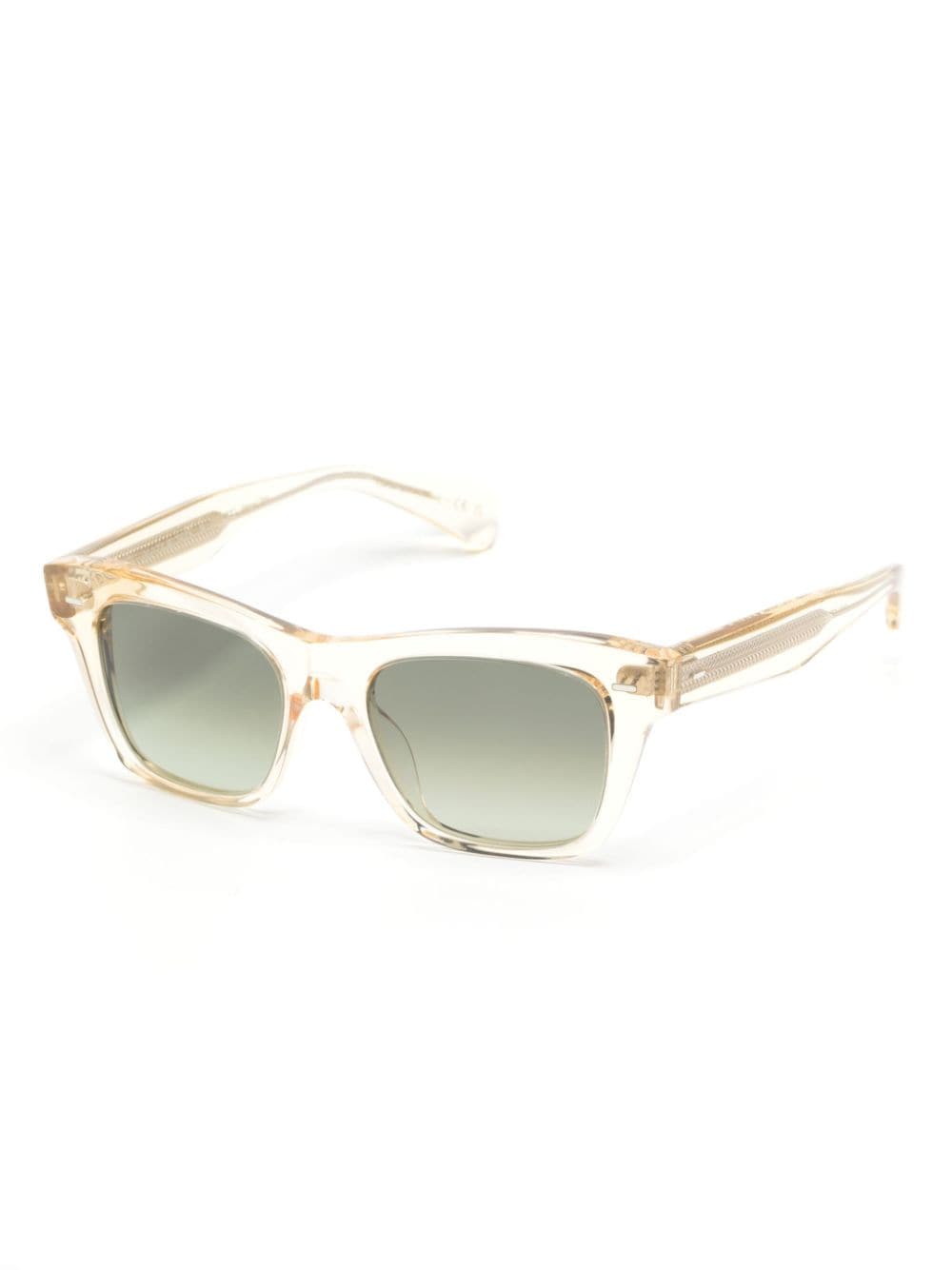 Shop Oliver Peoples Ms. Oliver Square-frame Sunglasses In Neutrals