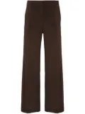 Alberto Biani mid-rise flared trousers - Brown