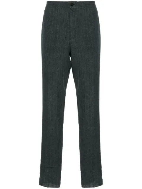 Zegna pantalones chinos con cordones