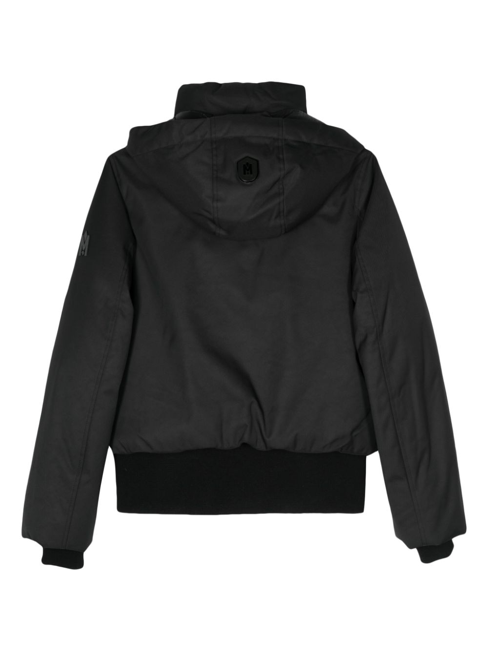 Shop Mackage Padded Twill Jacket In Black