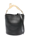 Lanvin Pencil cat leather bucket bag - Black