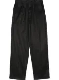 Sofie D'hoore Pipers cotton tapered trousers - Black