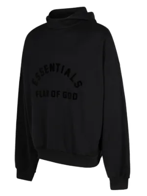 logo-print drop-shoulder hoodie 4