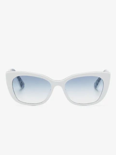 Dolce & Gabbana Eyewear logo-engraved cat-eye sunglasses