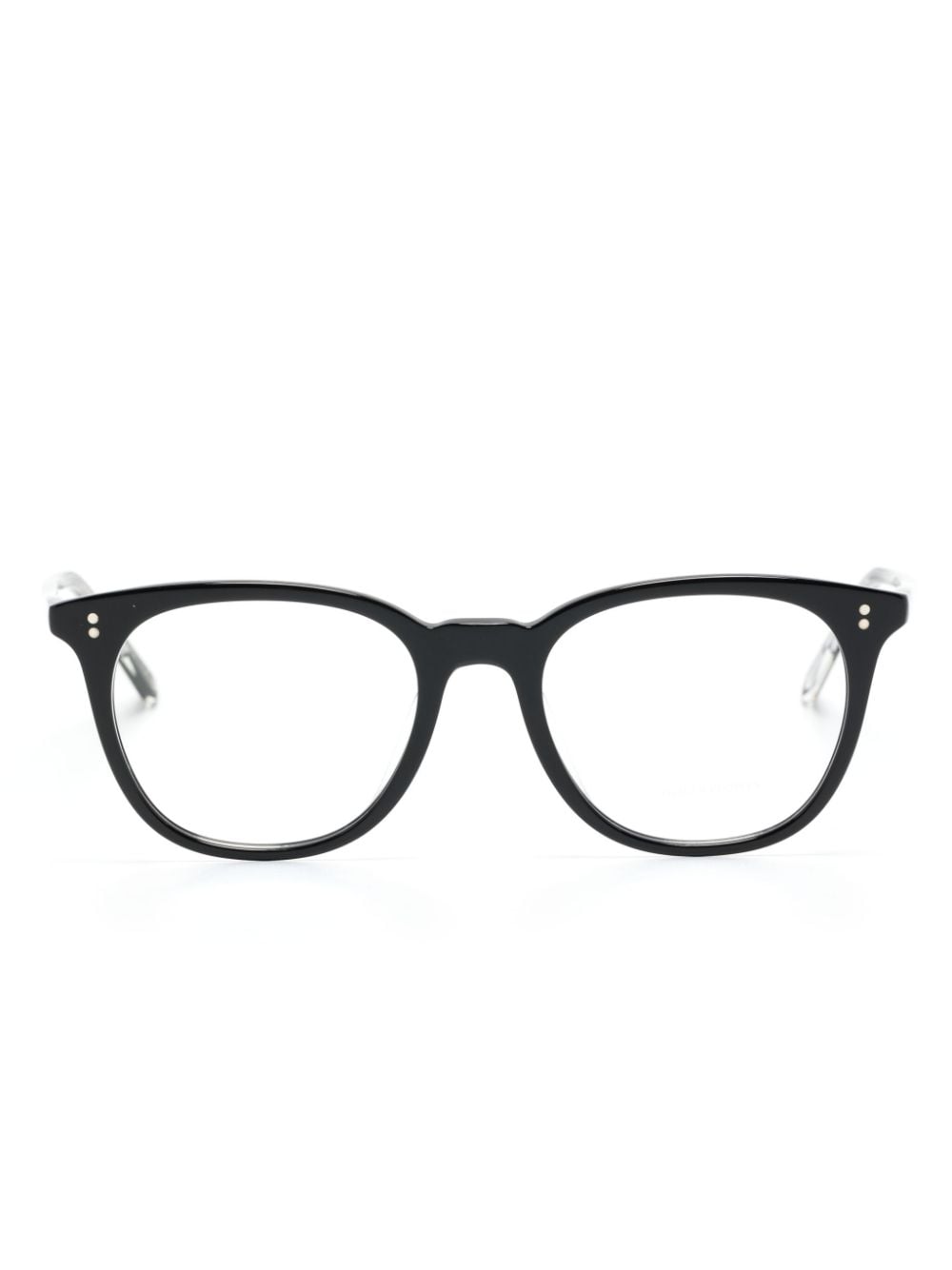 Oliver Peoples Round-frame Glasses In Black