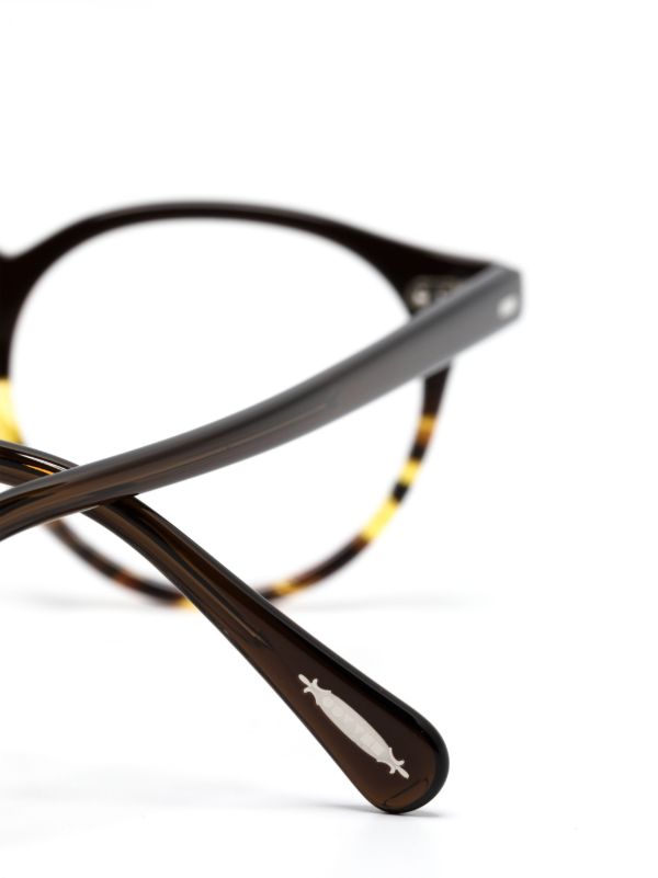 Oliver Peoples Gregory Peck ラウンド眼鏡フレーム - Farfetch