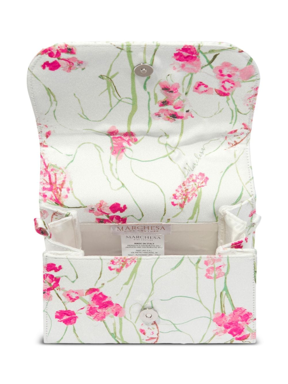 Shop Marchesa Couture Floral-print Shoulder Bag In White