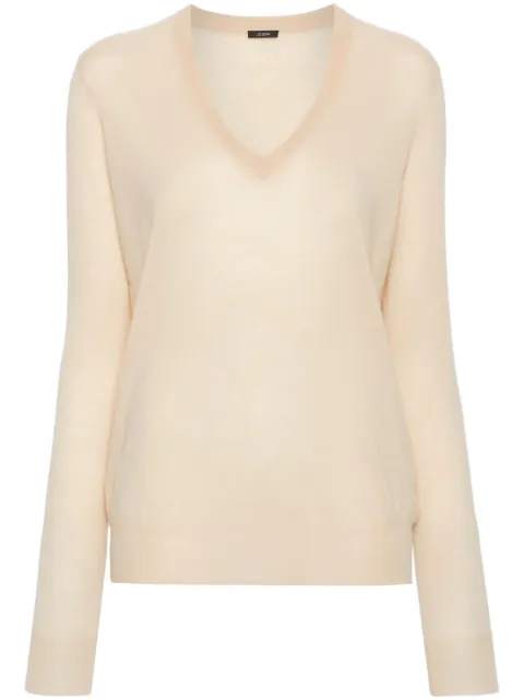 JOSEPH V-neck cashmere jumper