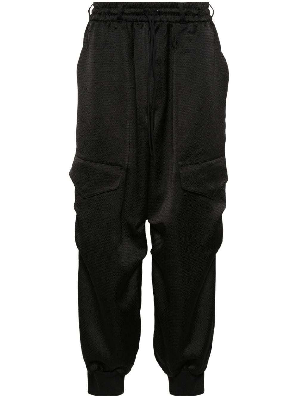 Image 1 of Y-3 TCH seersucker cargo trousers