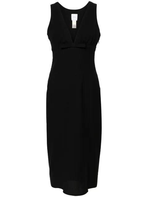 Patou bow-detail midi dress