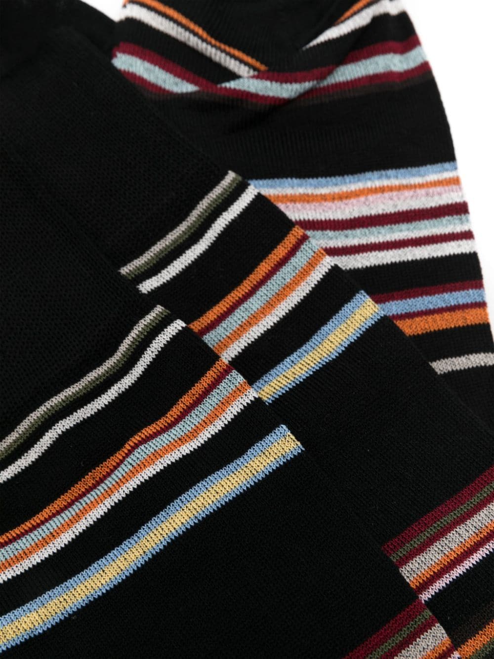Shop Paul Smith Flavio Stripe Socks In Black