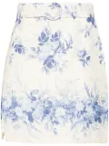 TWINSET floral-print mini skirt - Neutrals