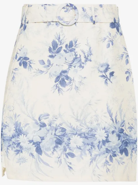 TWINSET falda corta con estampado floral