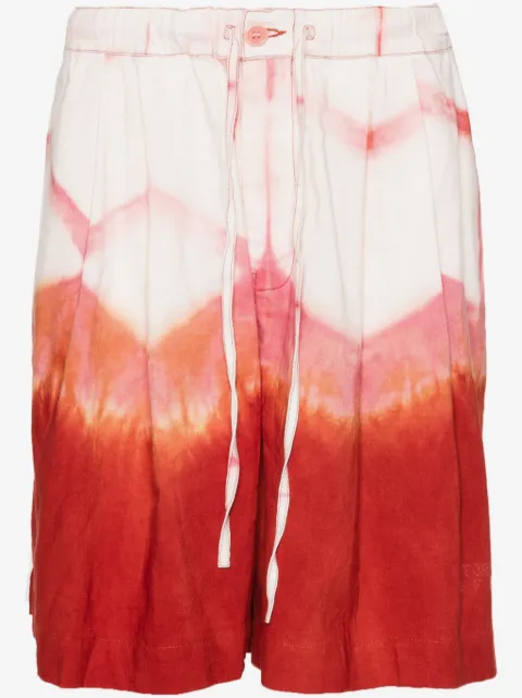 STORY mfg. Bridge Grapefruit Clamp-dye shorts